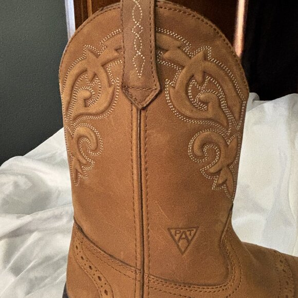 Women's Dan Post Leather Boots Size 8 Medium - Picture 5 of 8